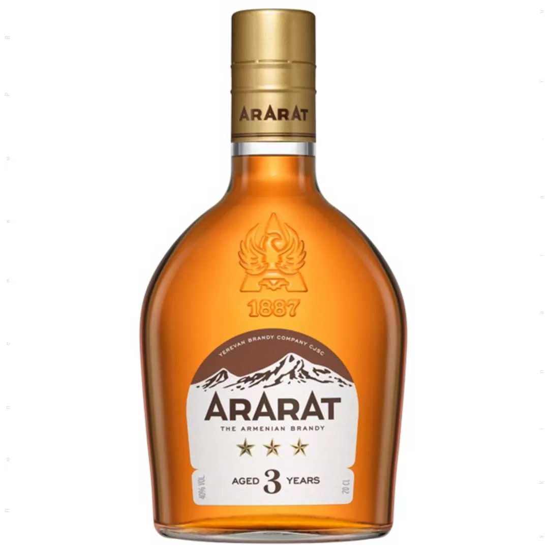 Бренді вірменське Ararat 3 зірки 0,2л 40%