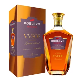 Бренді Коблево Reserve 5 років витримки у подарунковій упаковці 0,5л 40%