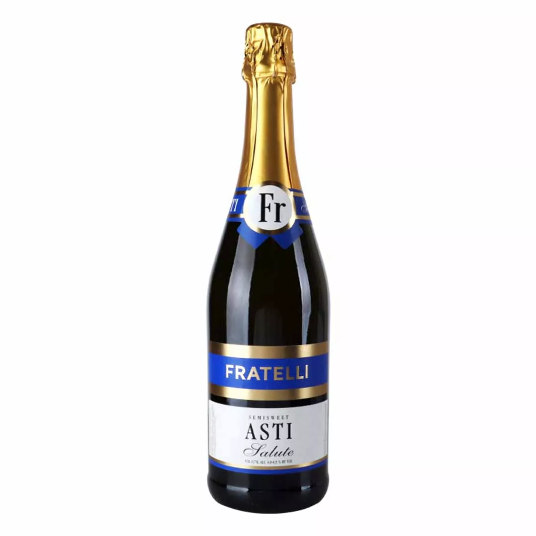 Вино игристое Fratelli Asti Salute белое полусладкое 0,75л 6-6,9%