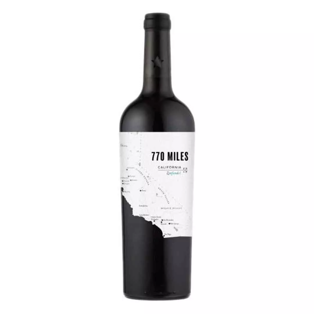 Вино 770 Miles Zinfandel красное сухое 0,75л 14%