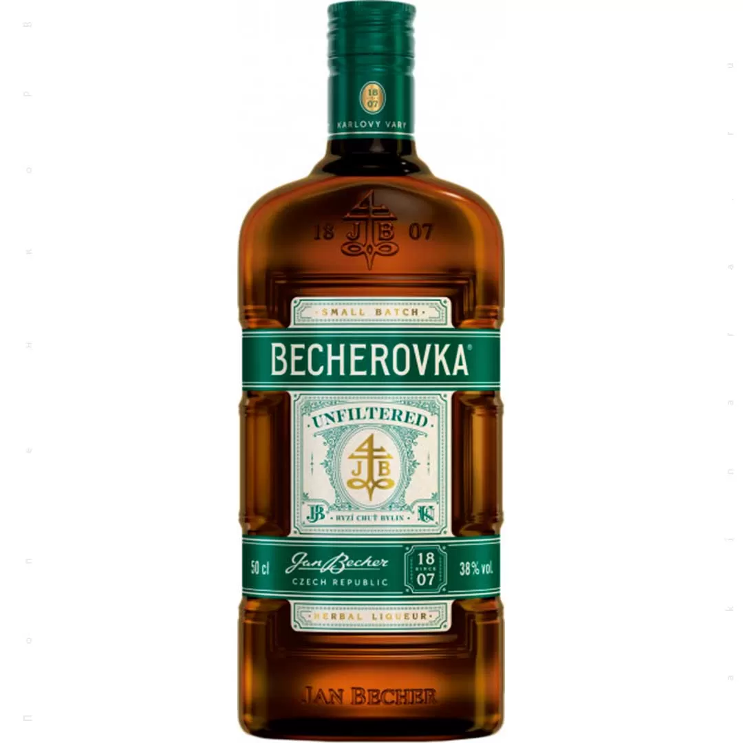 Лікерна настоянка на травах Becherovka Unfiltered 0,5л 38%