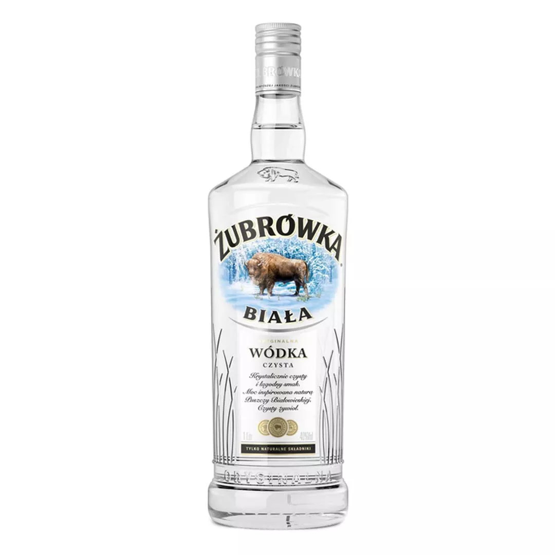 Водка Zubrowka Biala 1 л 40%