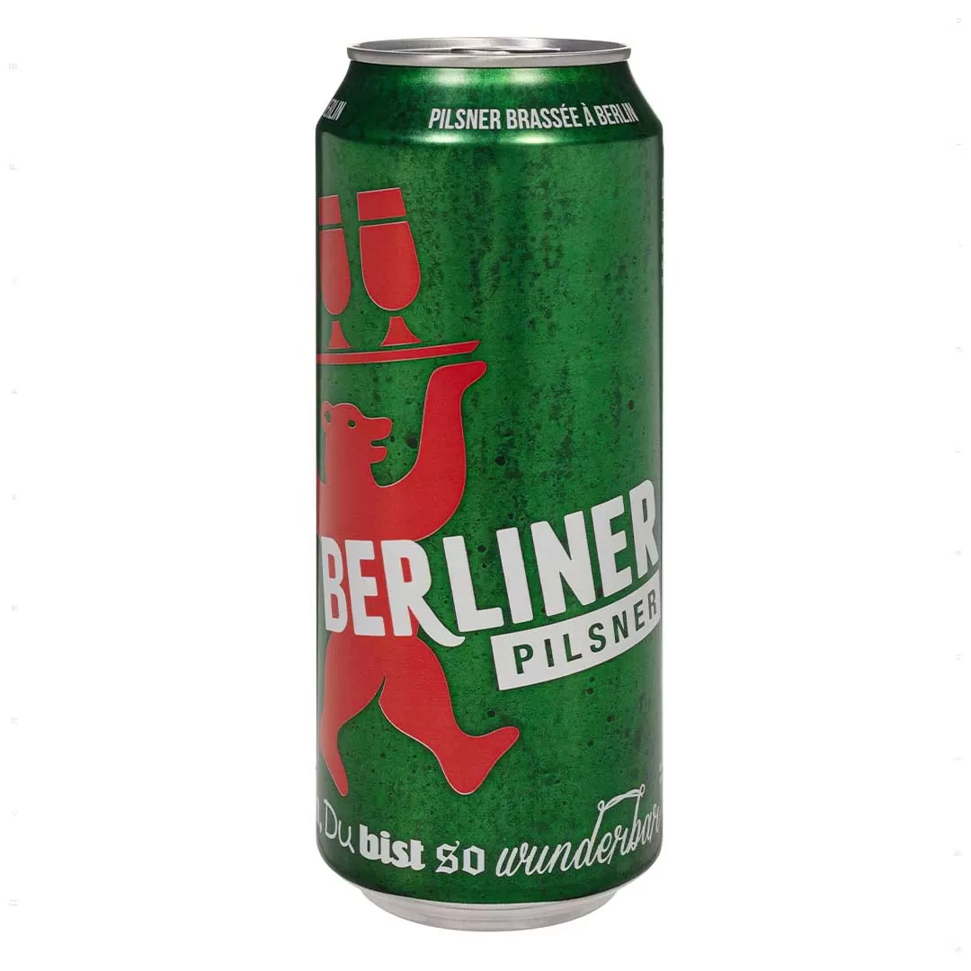 Пиво Berliner Pilsner светлое фильтрованное 0,5 л 5%