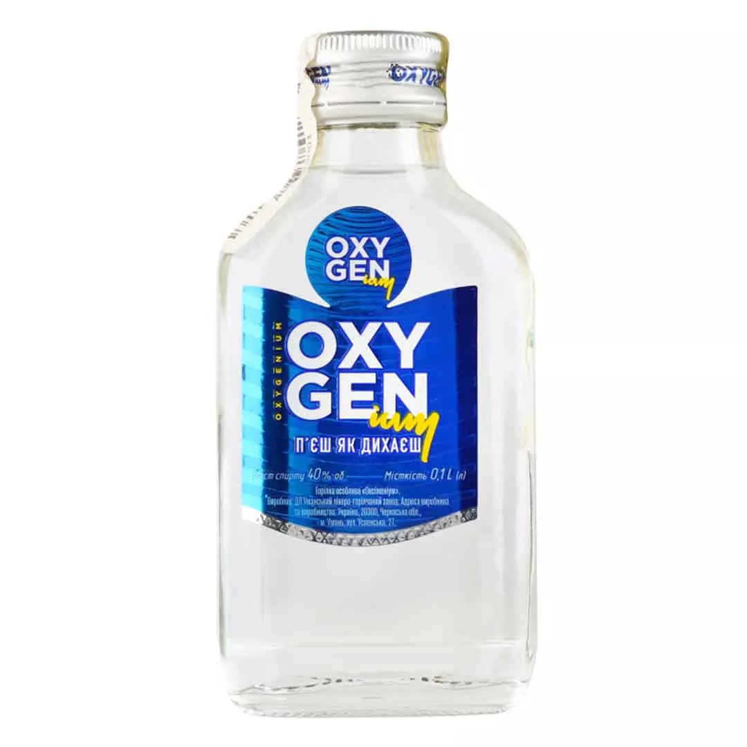 Водка Особая Oxygenium 0,1л 40%