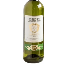 Вино Бордо Baron de Lirondeau белое сухое 0,75л 11% купить
