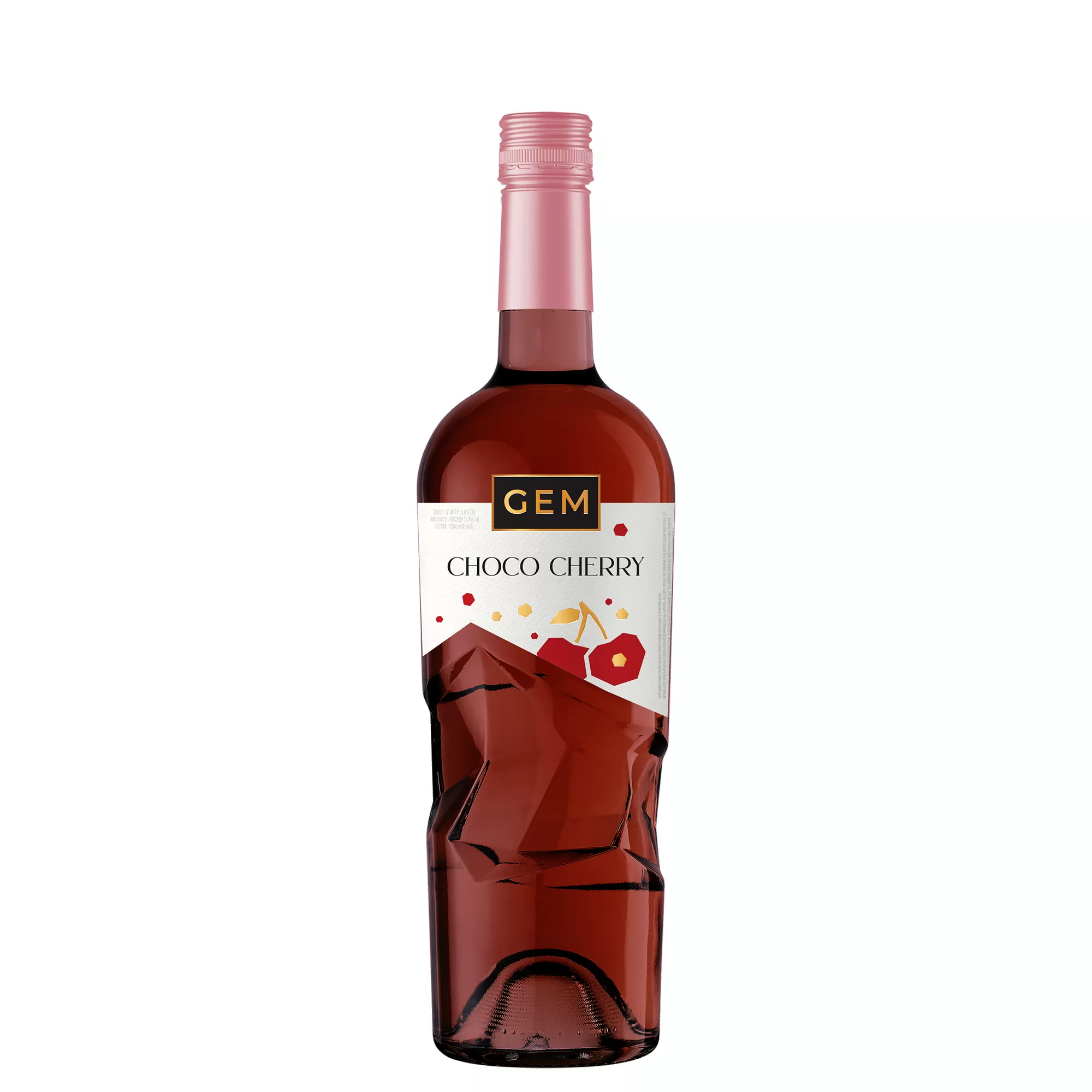 Напій винний слабоалк. GEM Choco Cherry газований напівсолодкий червоний (2510) 0,75л 6,9%