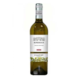 Вино Calvet Sauvignon Blanc Bordeaux белое сухое 0,75л 12%