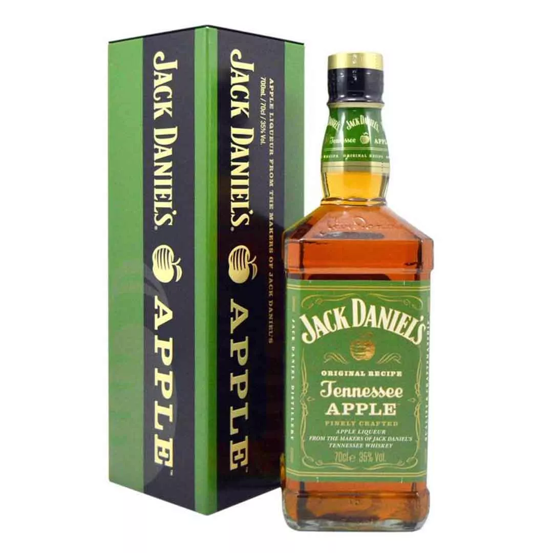 Виски-ликер Jack Daniel's Tennessee Apple 0,7л 35% в металлической коробке