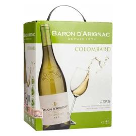 Вино Baron dArignac Colombard біле сухе 5л 11%