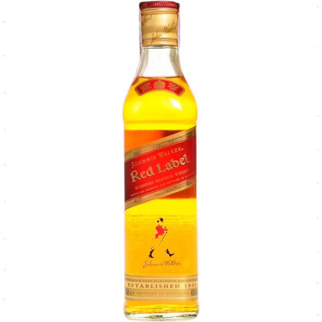 Виски Johnnie Walker Red label выдержка 4 года 0,35 л 40%
