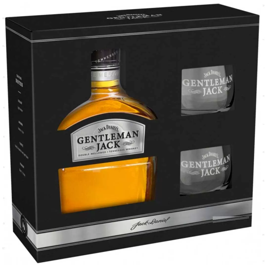 Віскі Jack Daniel's Gentleman Jack 0,7л 40% з келихами