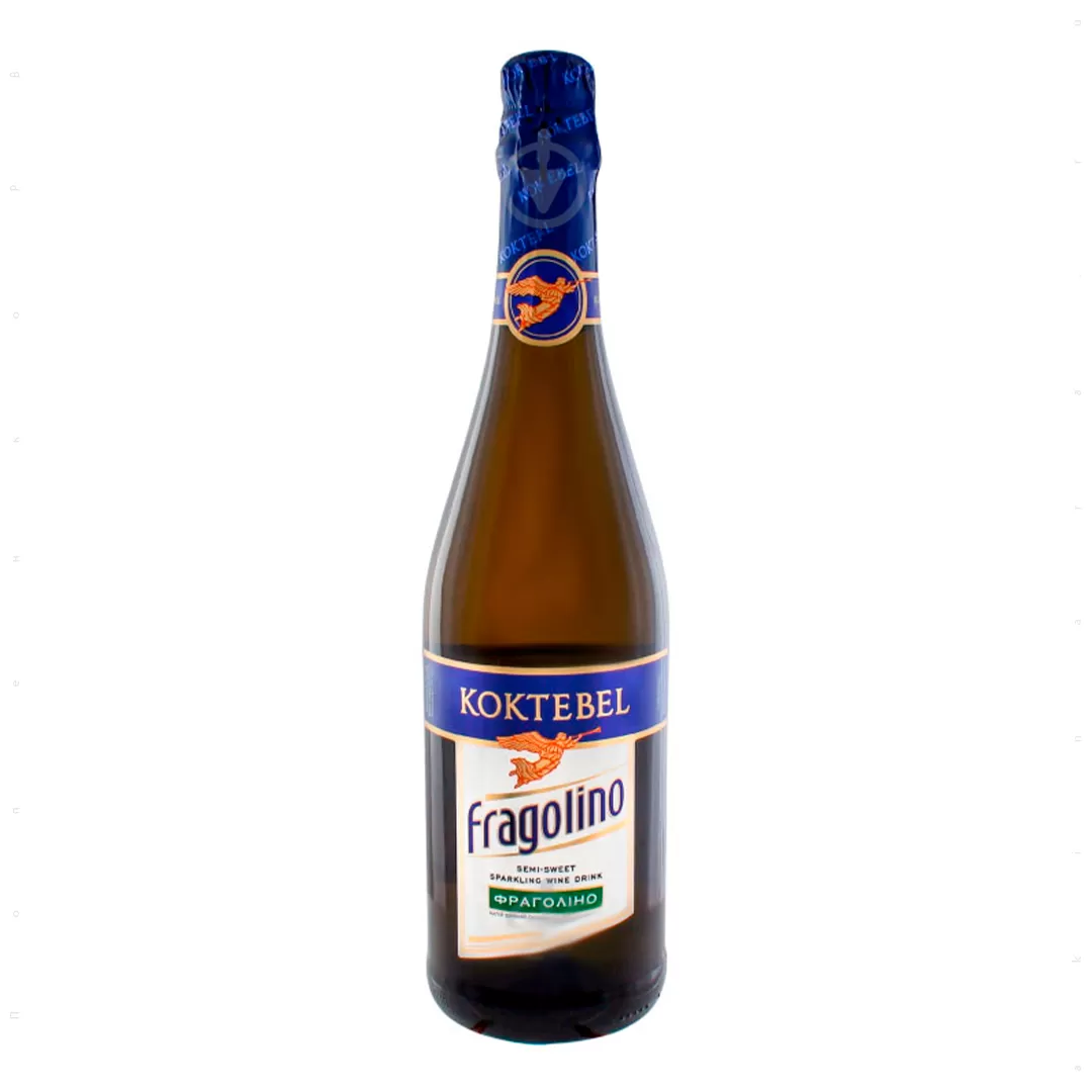 Напій винний Коктебель Фраголіно напівсолодкий газований 0,75л 6,90%