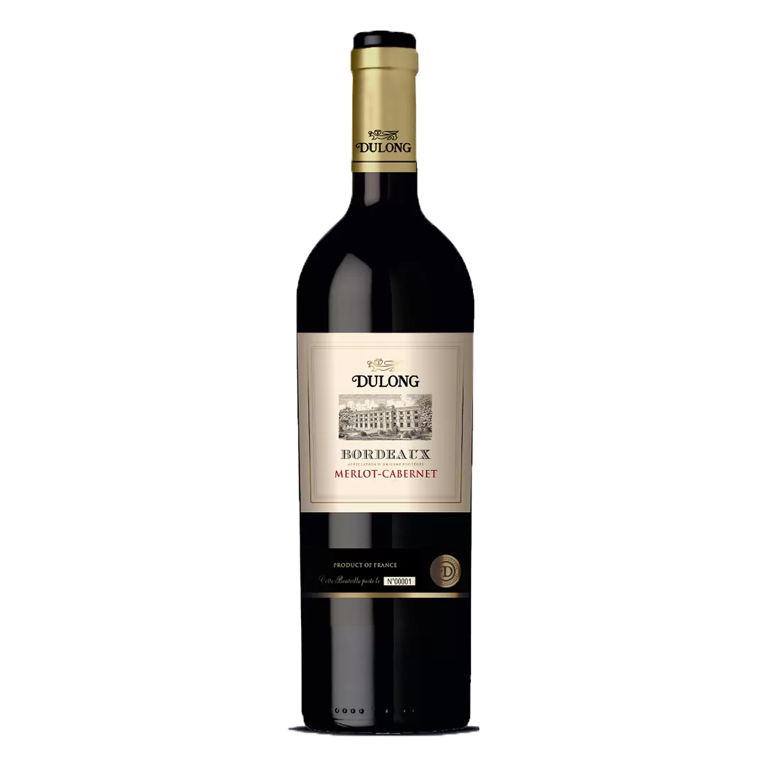 Вино Dulong Bordeaux Merlot-Cabernet красное сухое 0,75л 13%