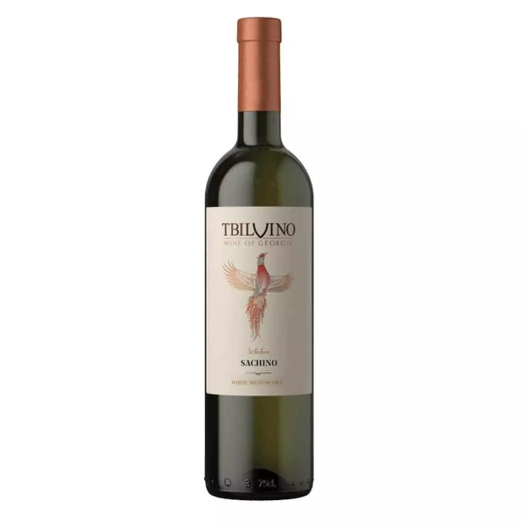 Вино Tbilvino Сачино біле напівсухе 0,75л 11%