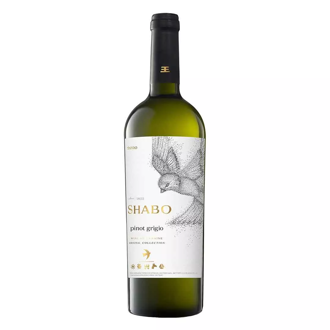 Вино Shabo Original Collection Піно Гріджіо біле сухе 0,75л 12,1%