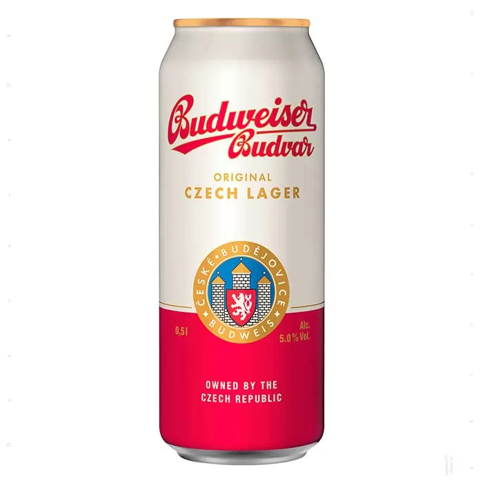 Пиво Budweiser Budvar светлое фильтрованное 0,5л 5%
