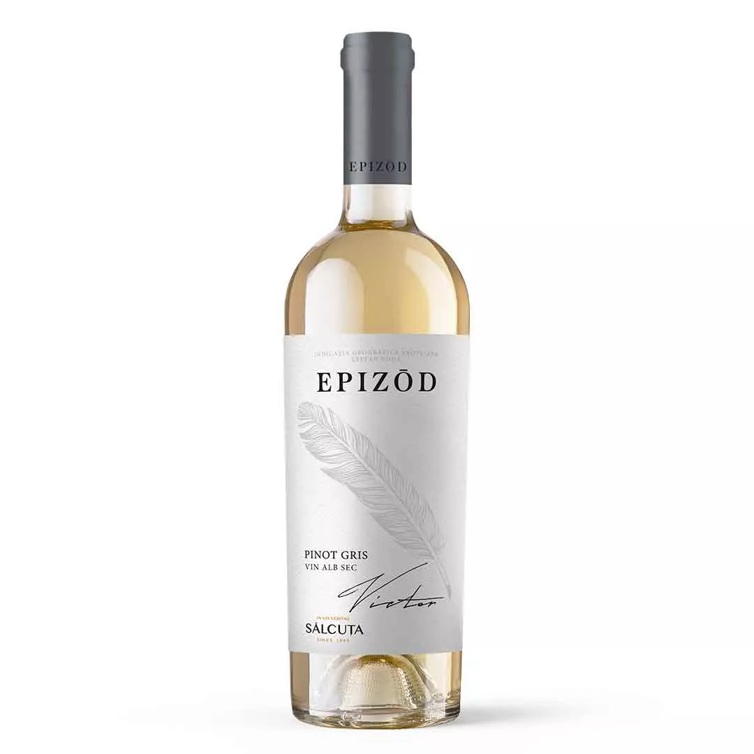 Вино Epizod Пино Гри белое сухое 0,75л 12,5%