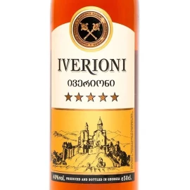 Бренди напиток Iverioni 5 звезд 0,5л 40% купить