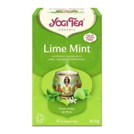 Чай травяной со специями Лайм-Мята органический, Yogi Tea, 30,6г