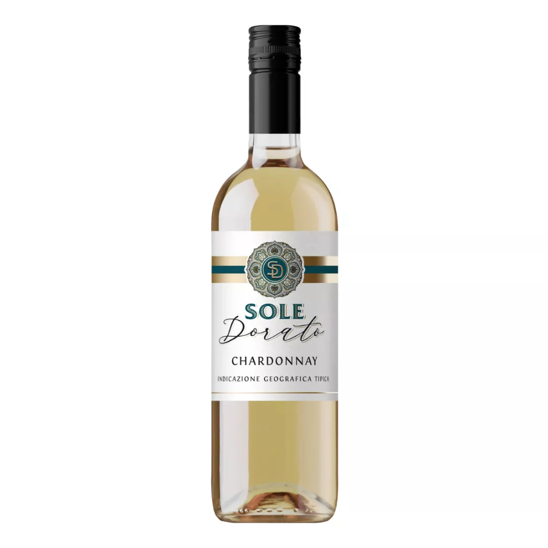 Вино Sole Dorato Chardonnay IGP Puglia сухе біле 0,75 л 12%