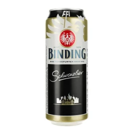Пиво Binding Schwarzbier темне фільтроване 0,5л 4,8%