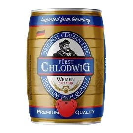 Пиво Furst Chlodwig Weizen світле нефільтроване 5л 5,3%