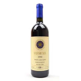 Вино червоне сухе Sassicaia 1990 Tenuta San Guido 1,5л 12,5%