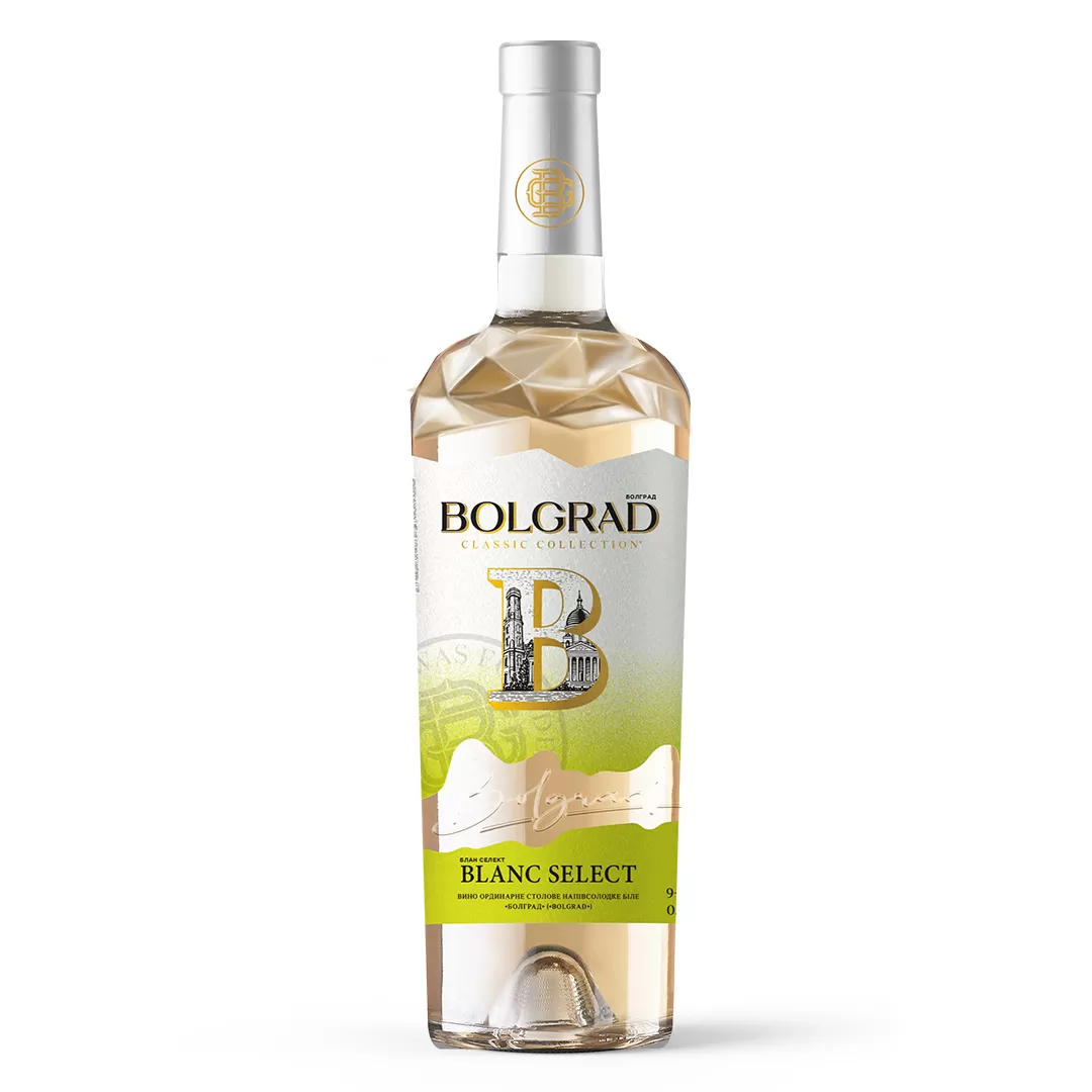 Вино Bolgrad Color Blanc Select белое полусладкое 0,75 л 9-13%