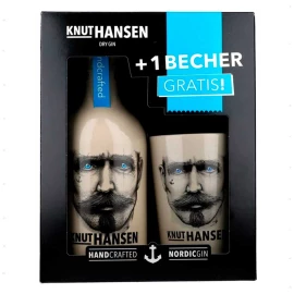 Джин Knut Hansen Dry 0,5л 42% + 2 склянки