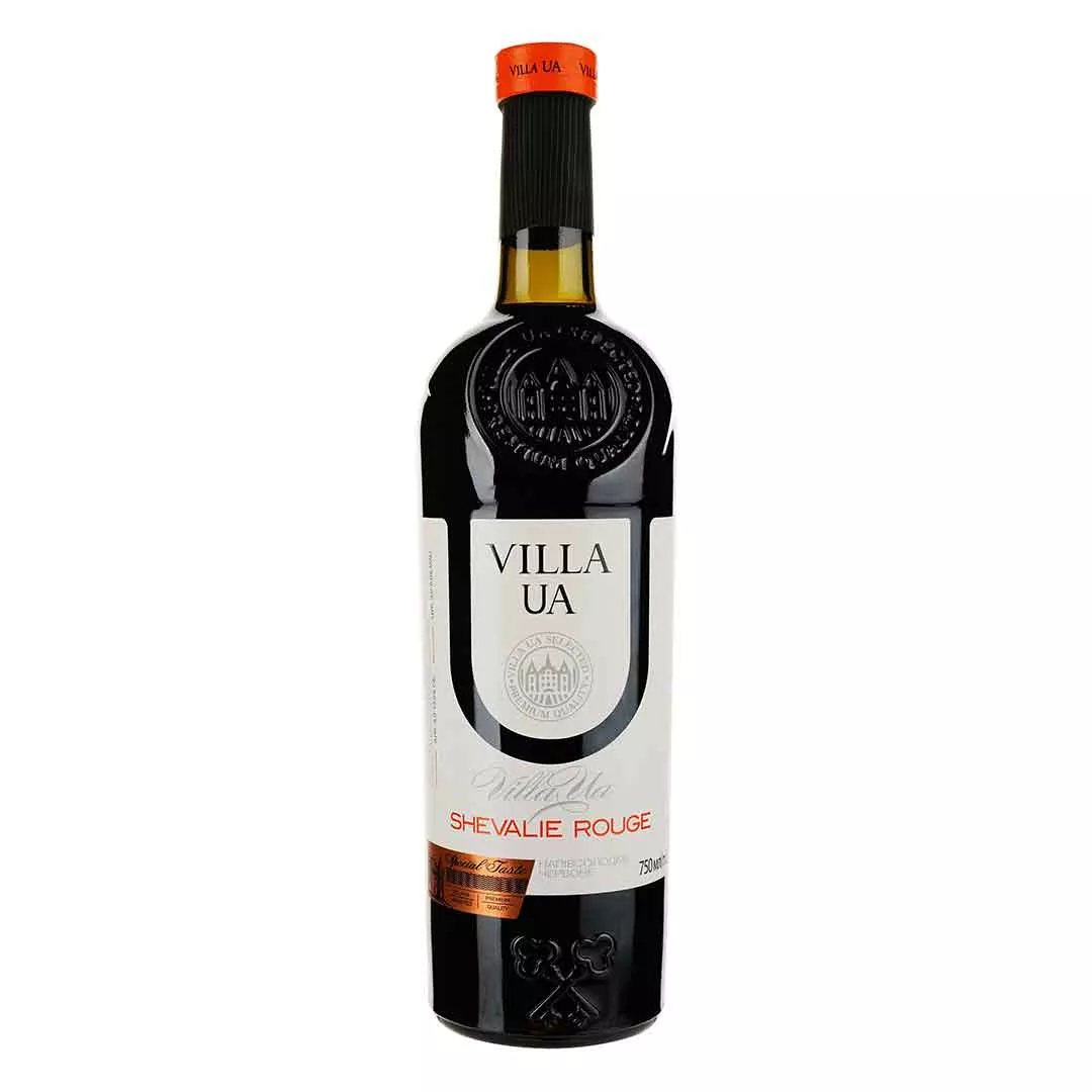 Вино Villa UA Shevalie Rouge червоне напівсолодке 0,75л 10-13%