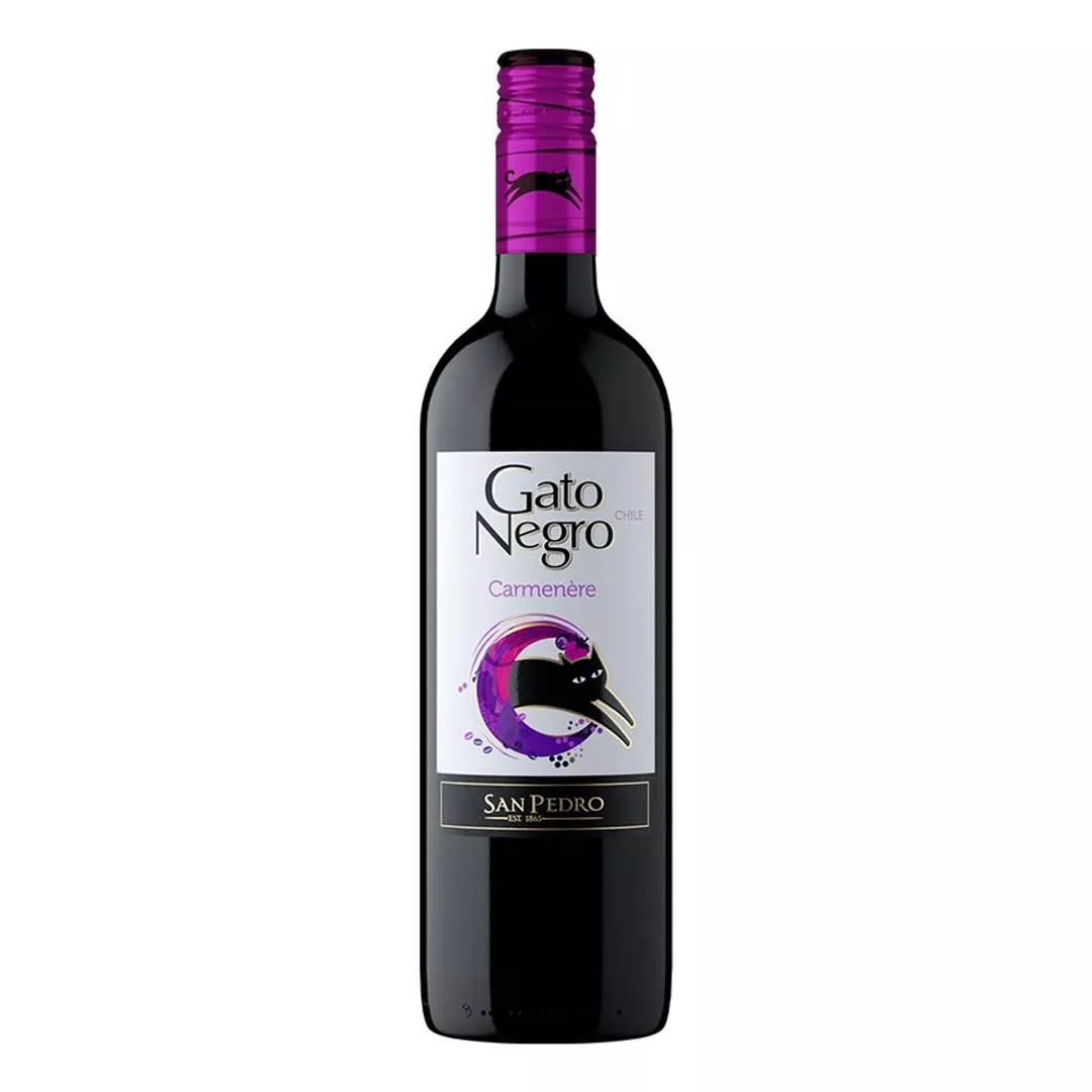 Вино Gato Negro Carmenere красное сухое 0,75л 13-14%