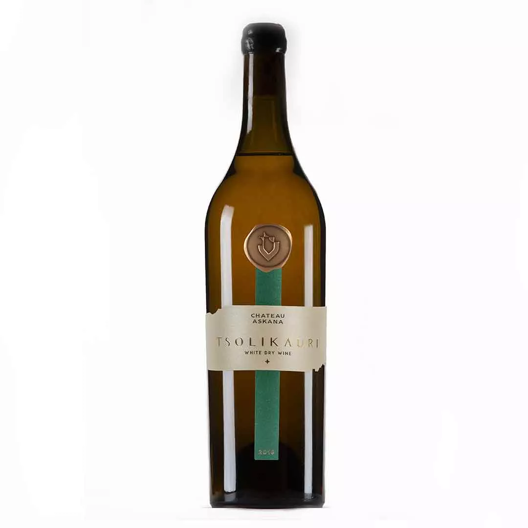 Вино Chateau Askana Цоликаури белое сухое 0,75л 11-12%