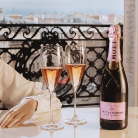 Шампанське Moet & Chandon Rose Imperial сухе рожеве 0,75 л 12% подарунковій упаковці купити