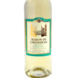 Вино Baron de Lirondeau біле напівсухе 0,75л 10,5% купити