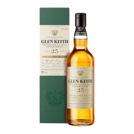 Віскі односолодовий Glen Keith 25 років у коробці 0,7л 43%