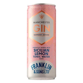 Джин-тоник Manchester Pink Gin & Franklin Sicilian Lemon Tonic 250мл 5,5%