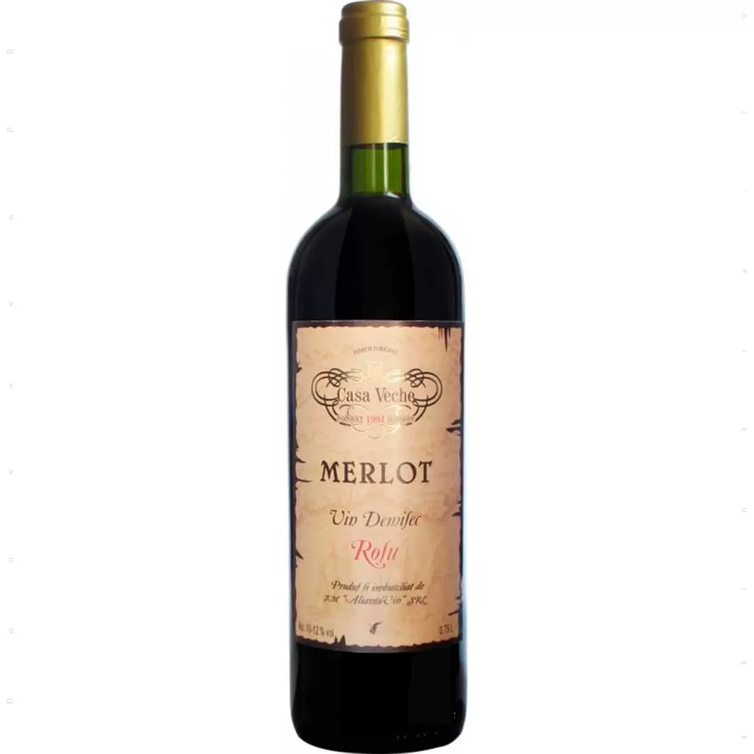 Вино Casa Veche Merlot красное сухое 0,75л 9-11%