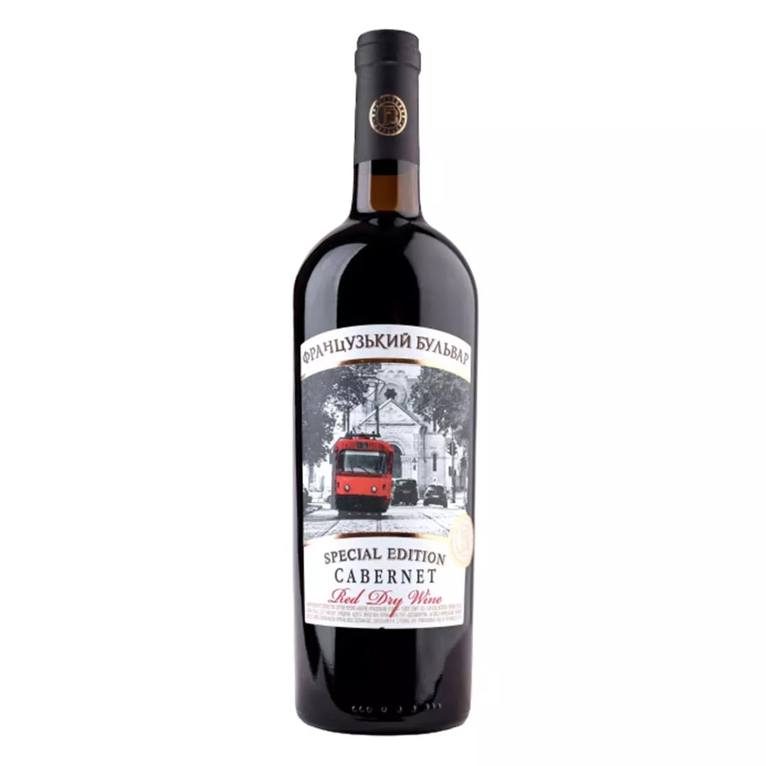 Вино Французький бульвар Cabernet Select червоне сухе 0,75л 10-13%
