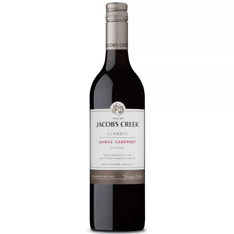 Вино Jacob's Creek Classic Shiraz Cabernet красное сухое 0,75л 10,5-15%