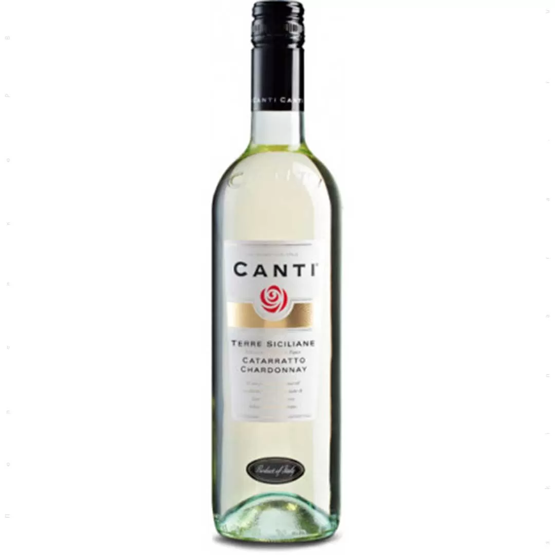 Вино Canti Catarratto Chardonnay Terre Siciliane сухое белое 0,75л 12%