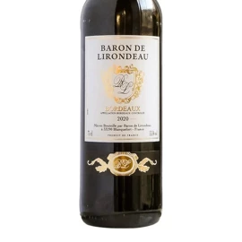 Вино Бордо Baron de Lirondeau красное сухое 0,75л 11% купить