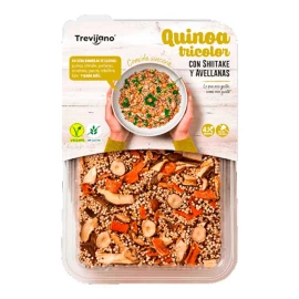 Киноа трехцветная с шиитаке и фундуком Trevijano 250 г