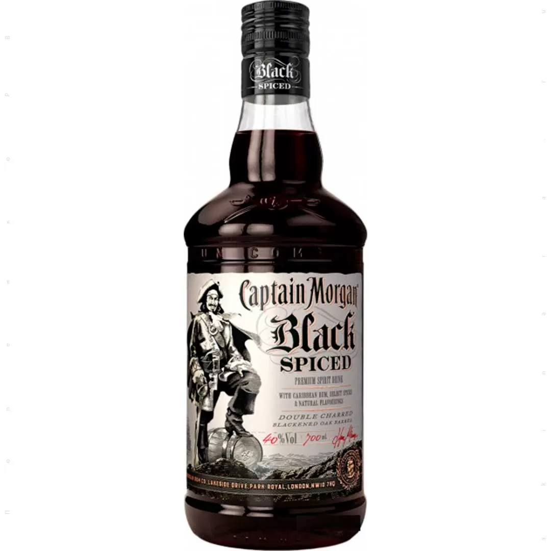 Ромовый напиток Captain Morgan Spiced Black 0,7л 40%