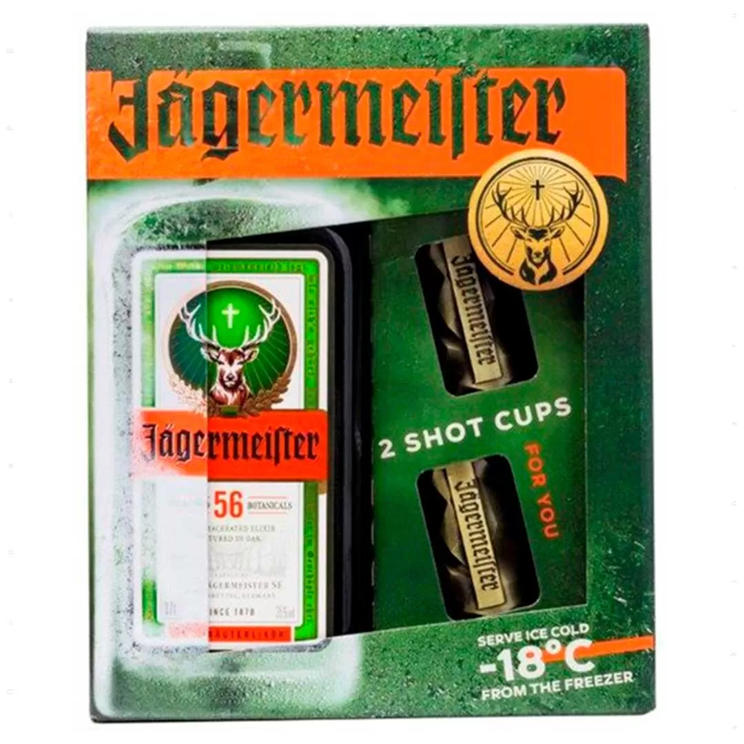 Лікер Jägermeister 0,7 л 35% + полігональні шоти