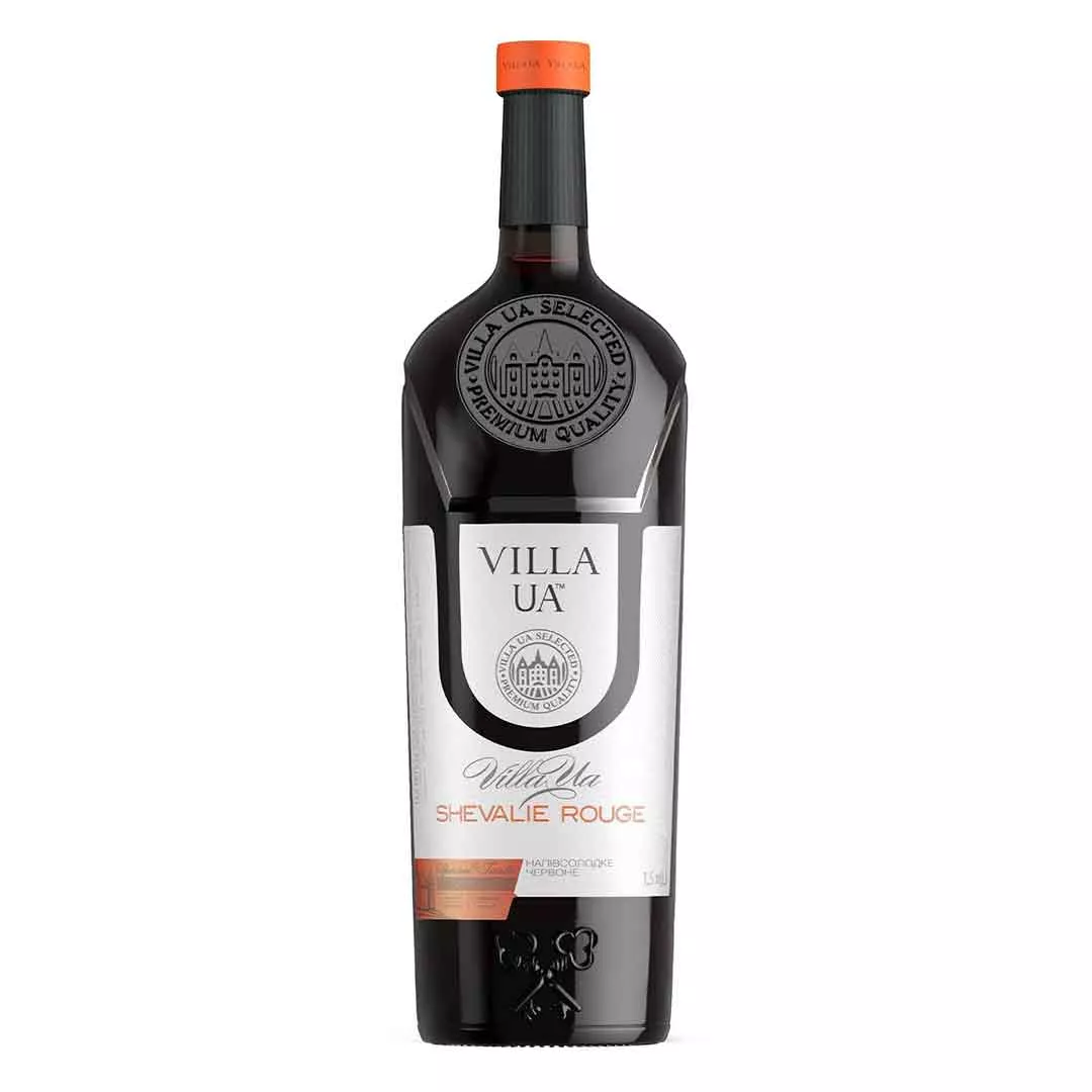 Вино Villa UA Shevalie Rouge червоне напівсолодке 1,5л 10-13%