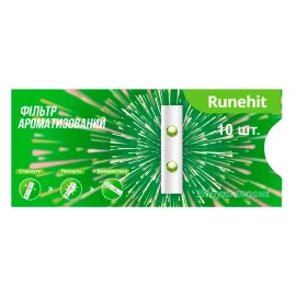 Ароматический фильтр для сигарет Runehit Яблоко-персик 10 шт. в уп.