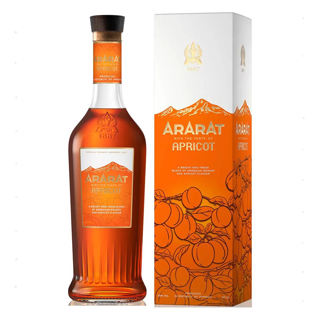 Напій міцний алкогольний Ararat Apricot 0,5л 30% у коробці