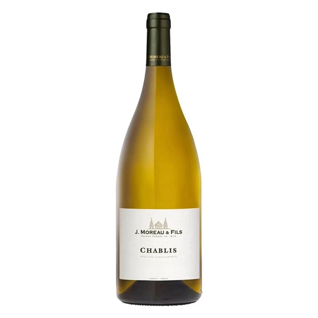 Вино J. Moreau et Fils Chablis белое сухое 0,75л 12,5%