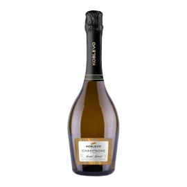 Вино игристое Коблево белое полусладкое 0,75л 10,5-12,5%