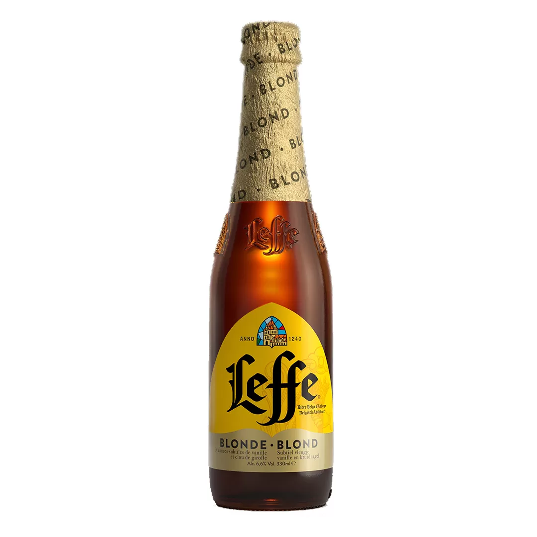 Пиво бельгійське Leffe Blonde 0,33л 6,4%